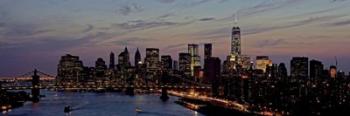 Lower Manhattan at Dusk | Obraz na stenu