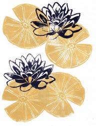 Golden Lily Pad | Obraz na stenu