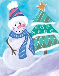 Happy Snowman III | Obraz na stenu