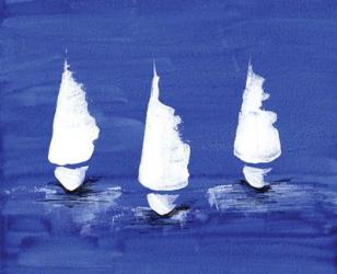 Sailboats at Night | Obraz na stenu