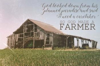 God Made a Farmer | Obraz na stenu