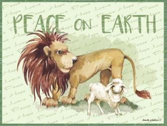 Lion and Lamb Cartoon | Obraz na stenu