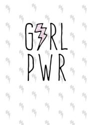 GRL PWR | Obraz na stenu