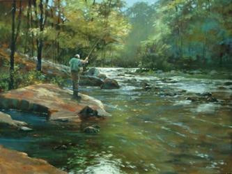 The Fly Fisherman | Obraz na stenu