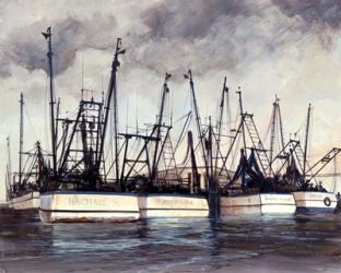 Rachael B Shrimpboats | Obraz na stenu