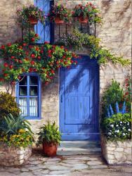 Provence Blue Door | Obraz na stenu