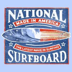 National Surfboard | Obraz na stenu