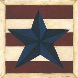 Blue Star, Red Stripes | Obraz na stenu