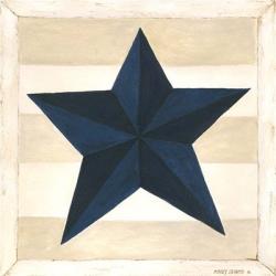 Blue Star, White Stripes | Obraz na stenu