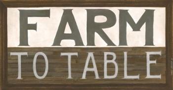 Farm to Table | Obraz na stenu