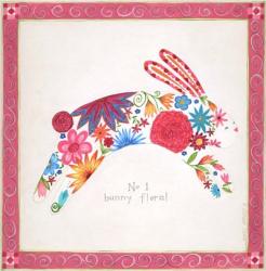 No. 1 Bunny Floral | Obraz na stenu