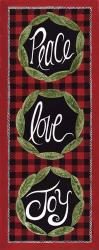 Peace Love Joy | Obraz na stenu