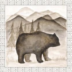 Bear w/ Border | Obraz na stenu
