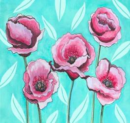 Pink Poppies III | Obraz na stenu