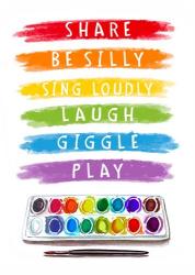Share, Be Silly | Obraz na stenu