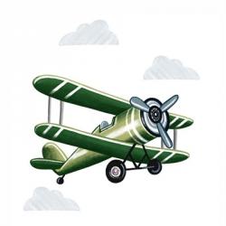 Green Plane | Obraz na stenu