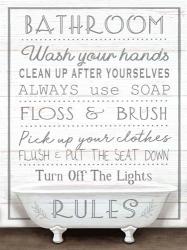 Bathroom Rules | Obraz na stenu
