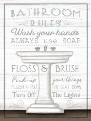 Bathroom Rules | Obraz na stenu