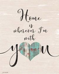 Home with You (heart) | Obraz na stenu