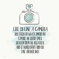 Life is Like a Camera | Obraz na stenu