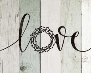 Love Rustic Wreath II | Obraz na stenu