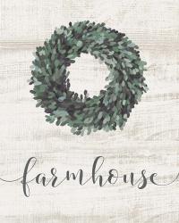 Farmhouse Wreath | Obraz na stenu
