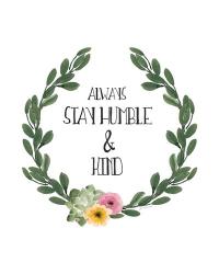 Humble & Kind | Obraz na stenu