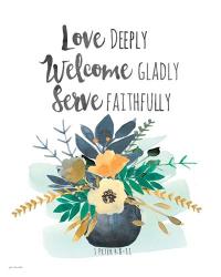 Serve Faithfully | Obraz na stenu