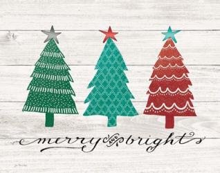 Merry & Bright Trees | Obraz na stenu