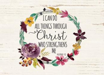 All Things Through Christ | Obraz na stenu