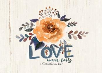 Love Never Fails | Obraz na stenu