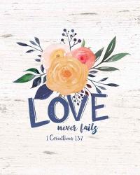 Love Never Fails | Obraz na stenu