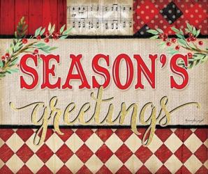 Season's Greetings Plaid | Obraz na stenu
