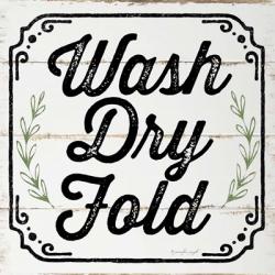 Wash, Dry, Fold, II | Obraz na stenu