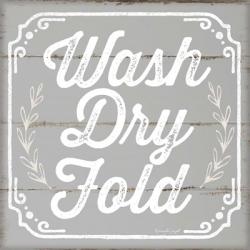 Wash, Dry, Fold III | Obraz na stenu