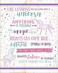 Life Lessons Unicorn | Obraz na stenu