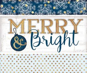 Merry & Bright Blue | Obraz na stenu
