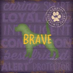 Brave Dog | Obraz na stenu