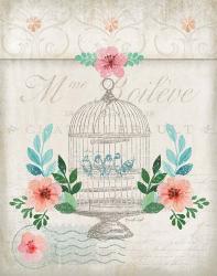 French Spring Birdcage | Obraz na stenu