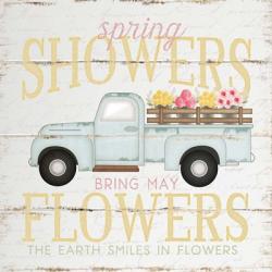 Spring Showers Truck | Obraz na stenu