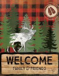 Cabin Welcome Plaid I | Obraz na stenu