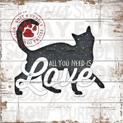 All You Need is Love - Cat | Obraz na stenu