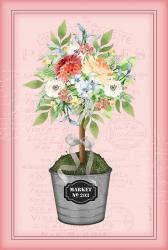 Floral Topiary - Pink | Obraz na stenu