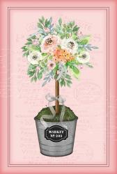 Floral Topiary II - Pink | Obraz na stenu