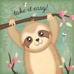 Take It Easy Sloth | Obraz na stenu