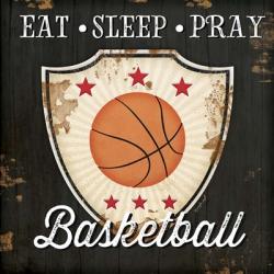 Eat, Sleep, Pray, Basketball | Obraz na stenu