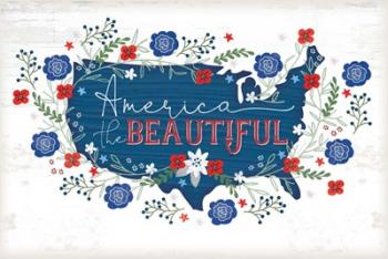 America the Beautiful | Obraz na stenu