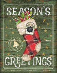 Season's Greetings Stocking | Obraz na stenu