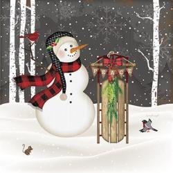 Peace Snowman | Obraz na stenu