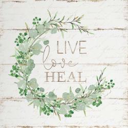 Live Love Heal | Obraz na stenu